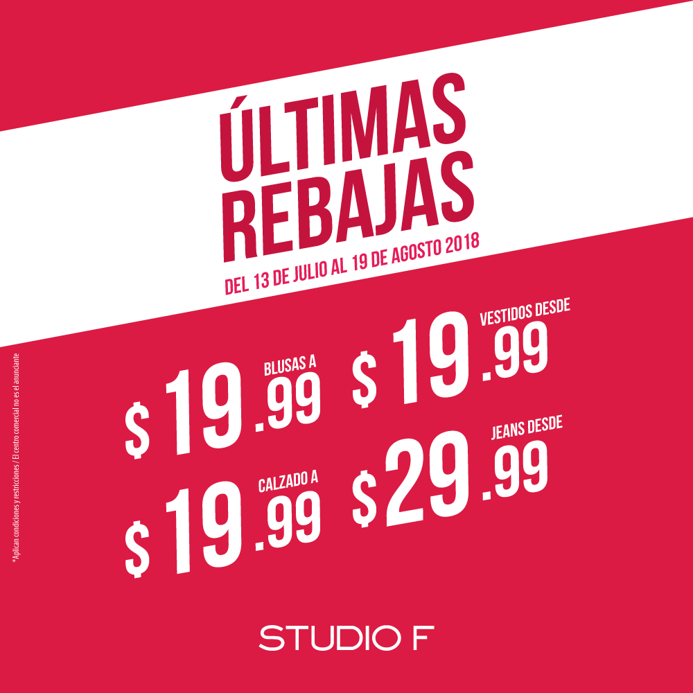 Studio f post para centros comerciales u%cc%81ltimas rebajas